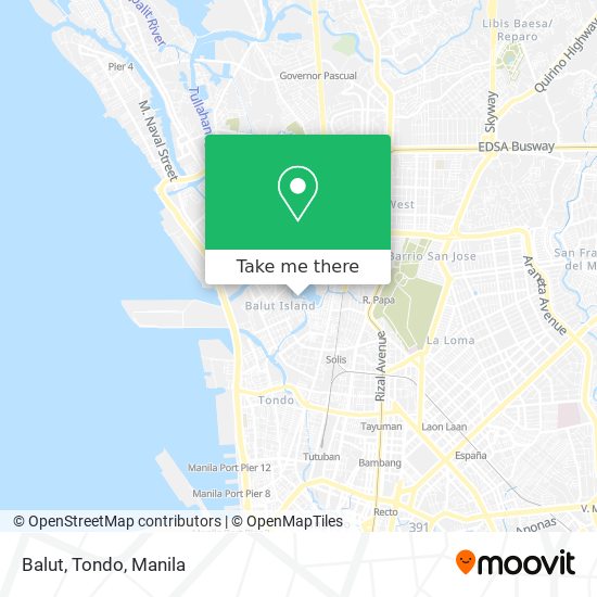 Balut, Tondo map