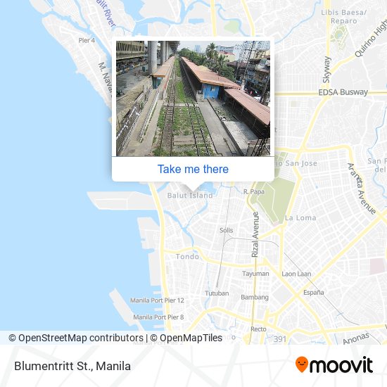 Blumentritt St. map