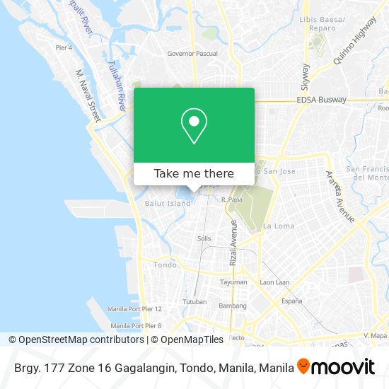 Brgy. 177 Zone 16 Gagalangin, Tondo, Manila map