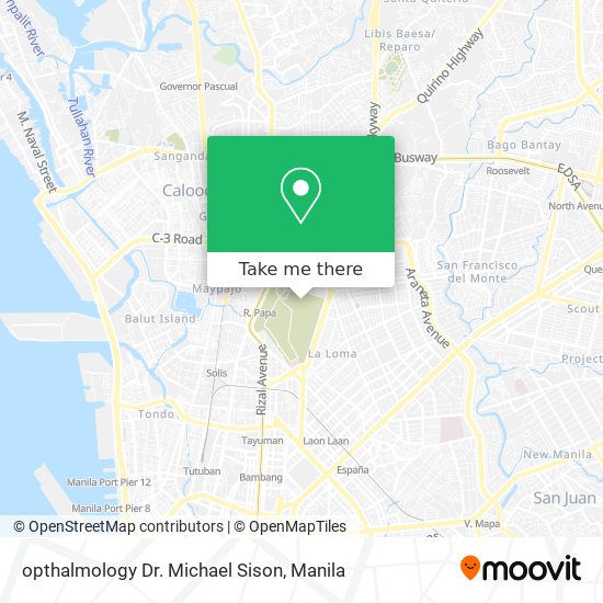 opthalmology Dr. Michael Sison map