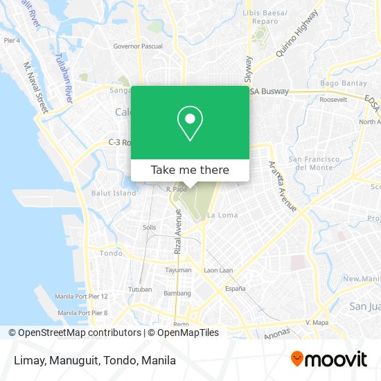 Limay, Manuguit, Tondo map