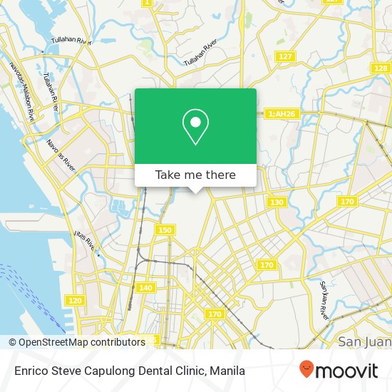 Enrico Steve Capulong Dental Clinic map