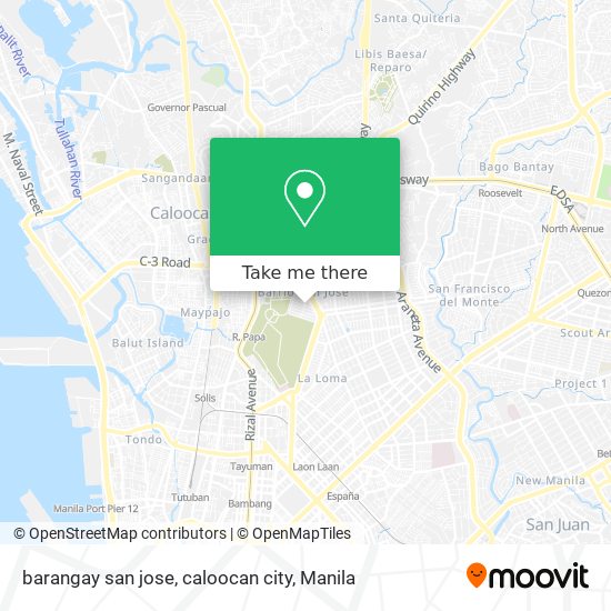 barangay san jose, caloocan city map