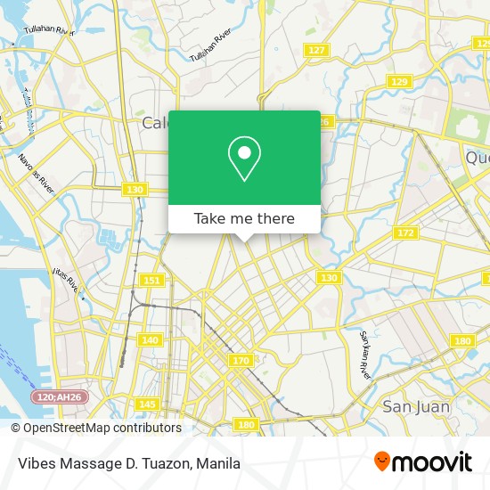 Vibes Massage D. Tuazon map