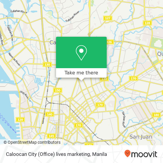 Caloocan City (Office) lives marketing map