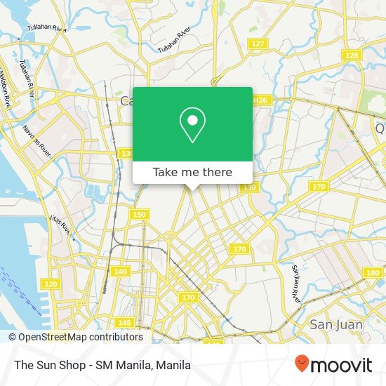 The Sun Shop - SM Manila map