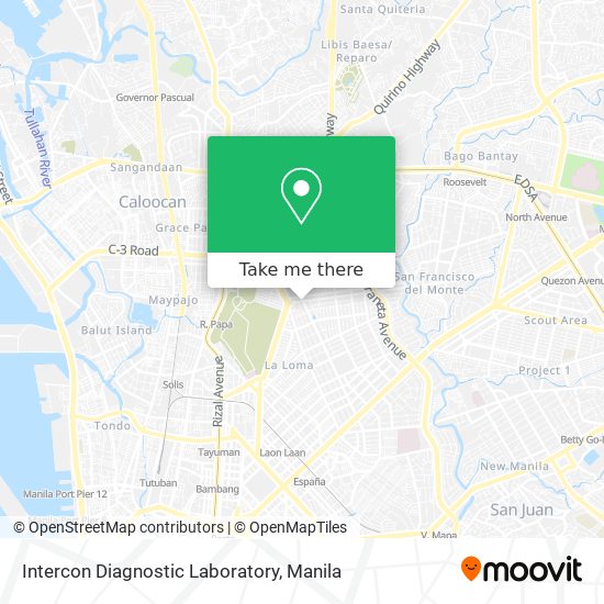 Intercon Diagnostic Laboratory map