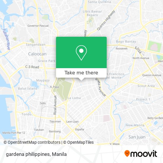 gardena philippines map