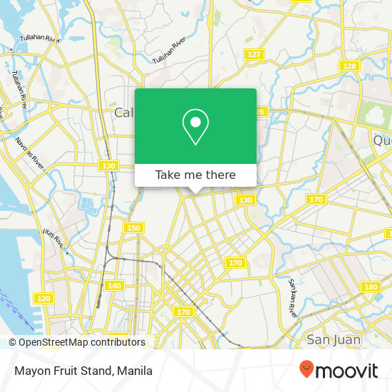 Mayon Fruit Stand map