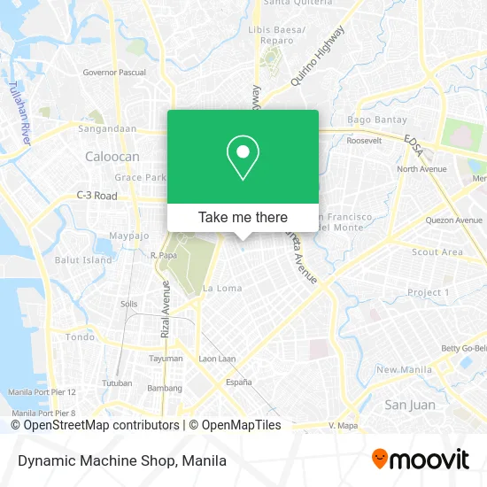 Dynamic Machine Shop map