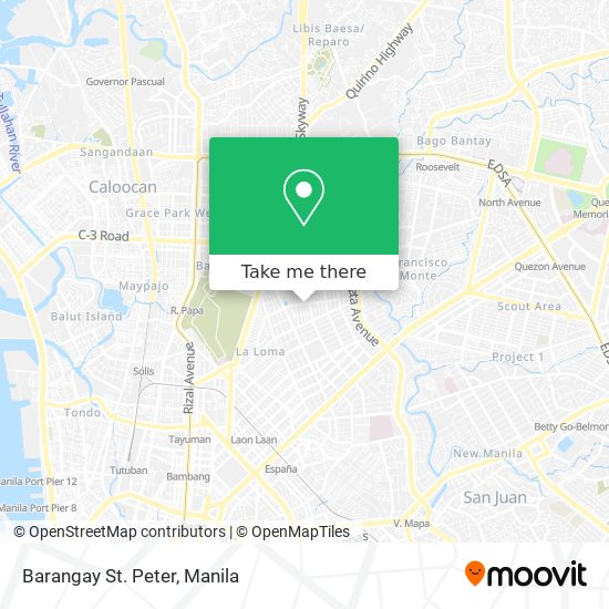 Barangay St. Peter map