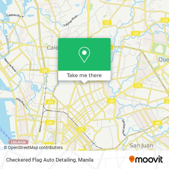 Checkered Flag Auto Detailing map