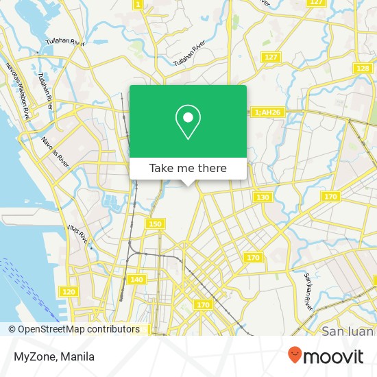MyZone map