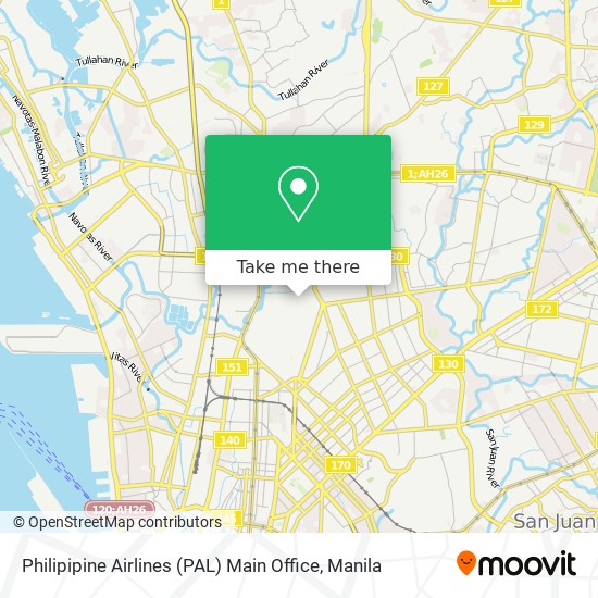 Philipipine Airlines (PAL) Main Office map