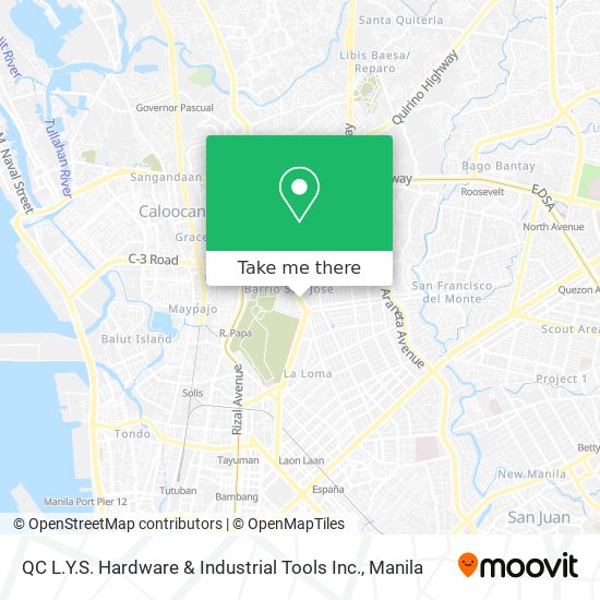 QC L.Y.S. Hardware & Industrial Tools Inc. map