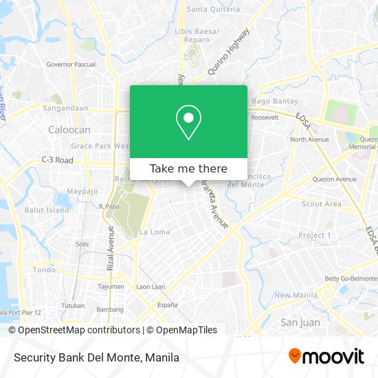 Security Bank Del Monte map