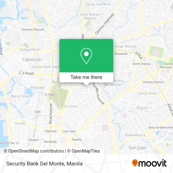 Security Bank Del Monte map