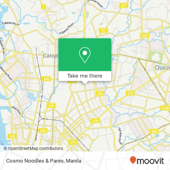 Cosmo Noodles & Pares map