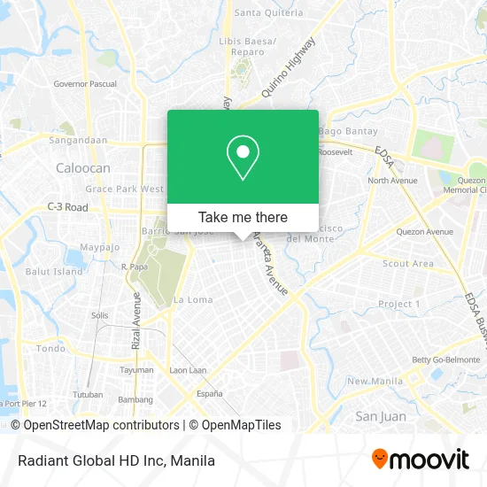 Radiant Global HD Inc map