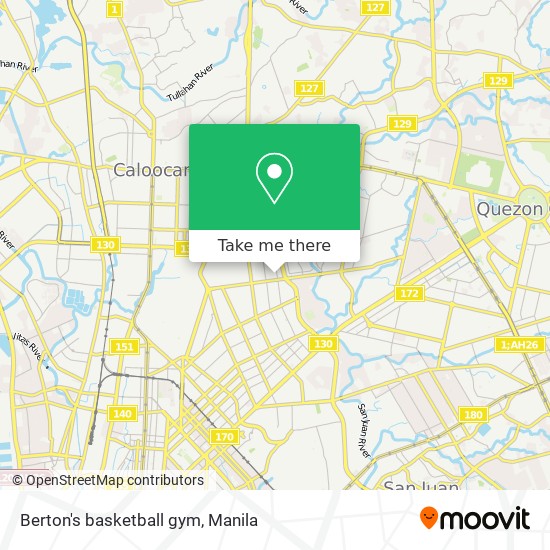 Berton's basketball gym map