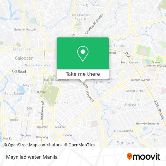 Maynilad water map