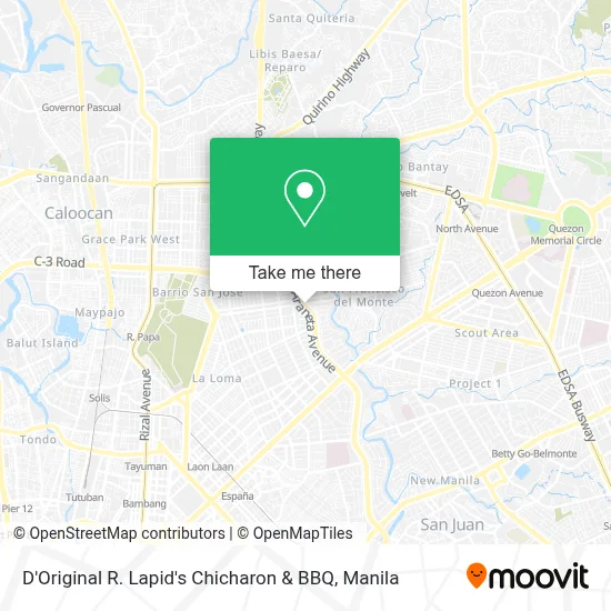 D'Original R. Lapid's Chicharon & BBQ map