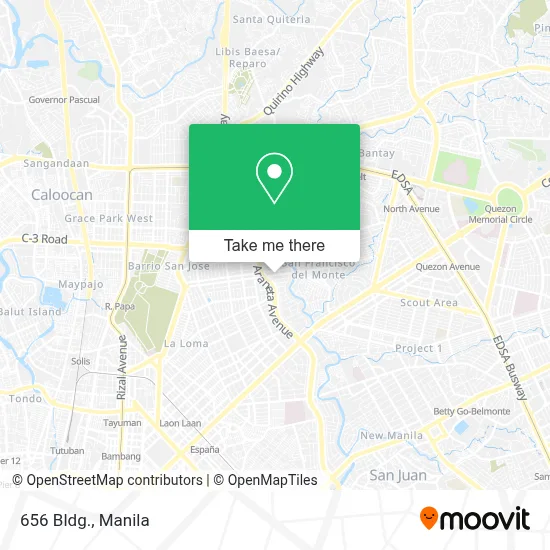 656 Bldg. map