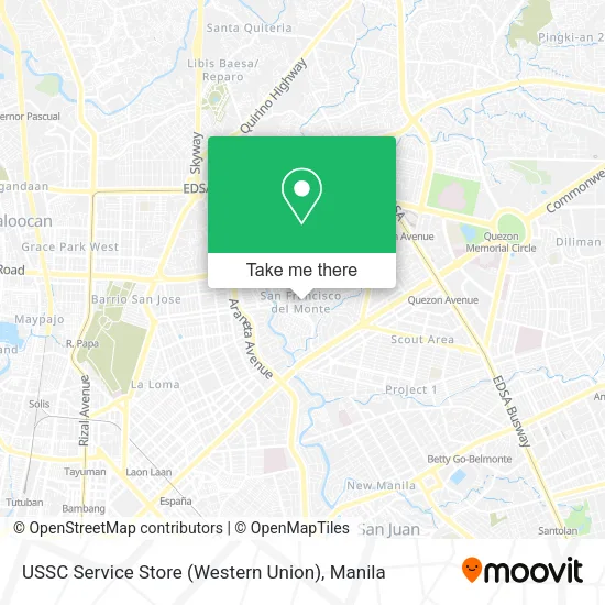 USSC Service Store (Western Union) map