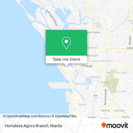 Hortaleza Agora Branch map