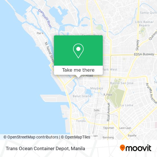 Trans Ocean Container Depot map