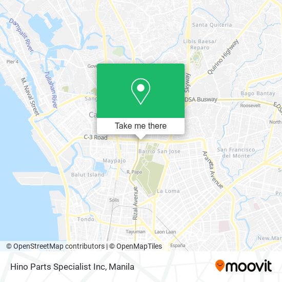 Hino Parts Specialist Inc map