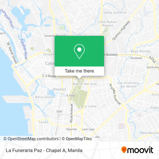 La Funeraria Paz - Chapel A map