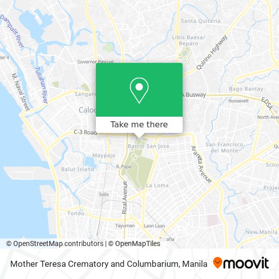 Mother Teresa Crematory and Columbarium map