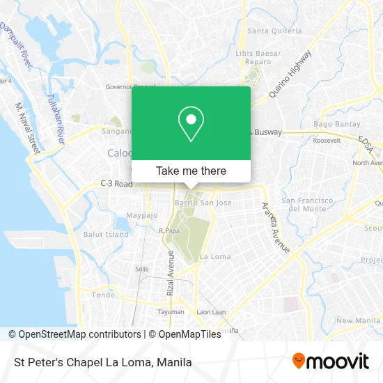 St Peter's Chapel La Loma map