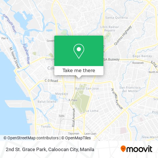 2nd St. Grace Park, Caloocan City map