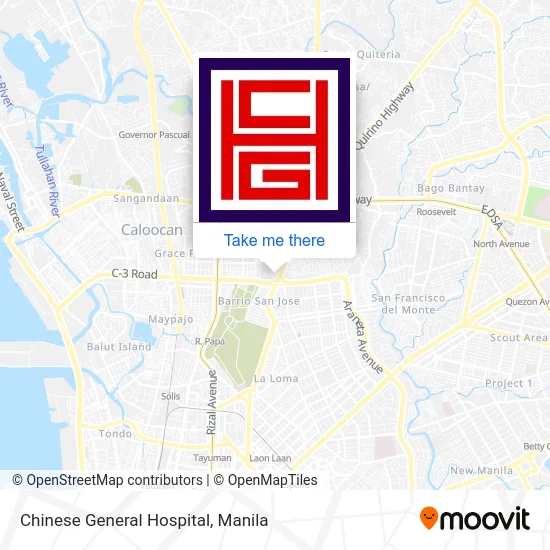 Chinese General Hospital map