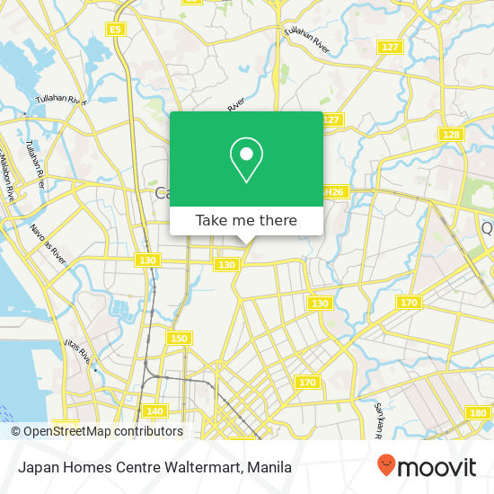 Japan Homes Centre Waltermart map