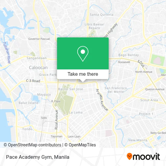 Pace Academy Gym map