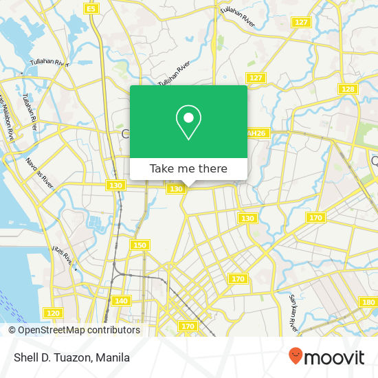 Shell D. Tuazon map