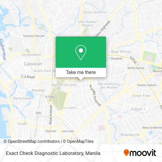 Exact Check Diagnostic Laboratory map