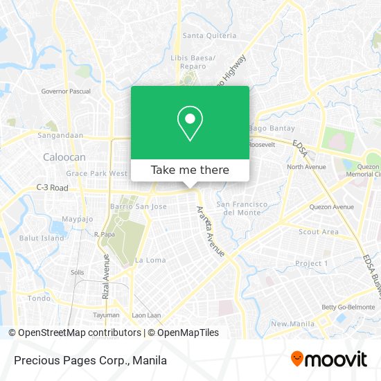 Precious Pages Corp. map