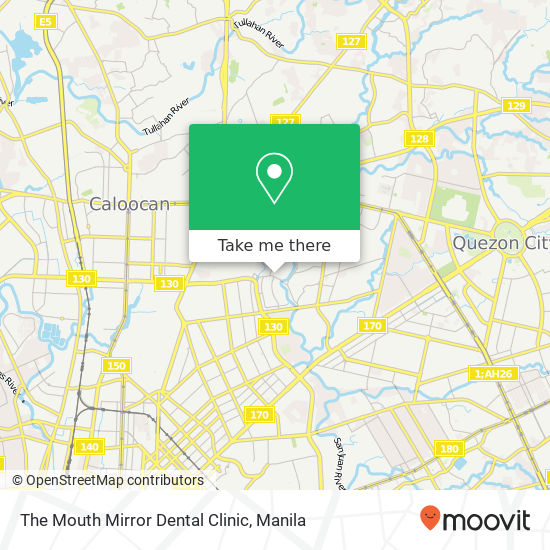 The Mouth Mirror Dental Clinic map