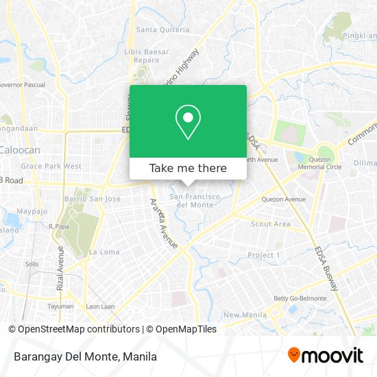 Barangay Del Monte map