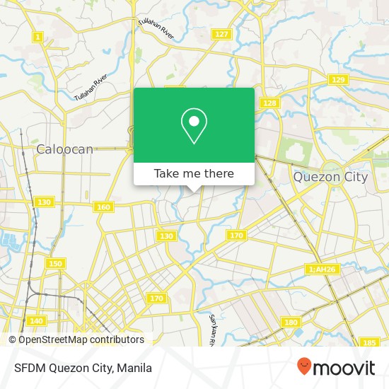 SFDM Quezon City map