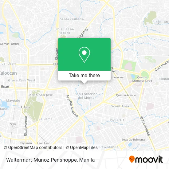 Waltermart-Munoz Penshoppe map