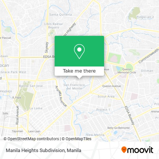 Manila Heights Subdivision map