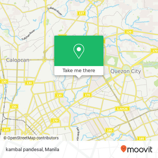 kambal pandesal map