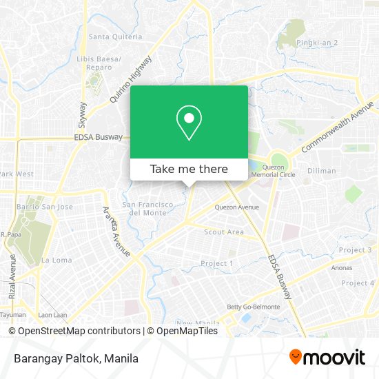 Barangay Paltok map