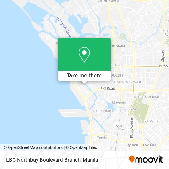 LBC Northbay Boulevard Branch map