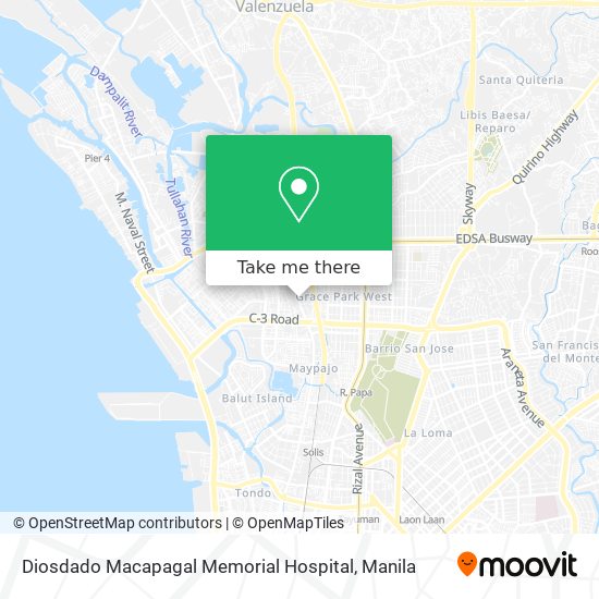 Diosdado Macapagal Memorial Hospital map